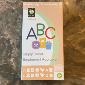 Cricut Simply Sweet Font Cartridge
